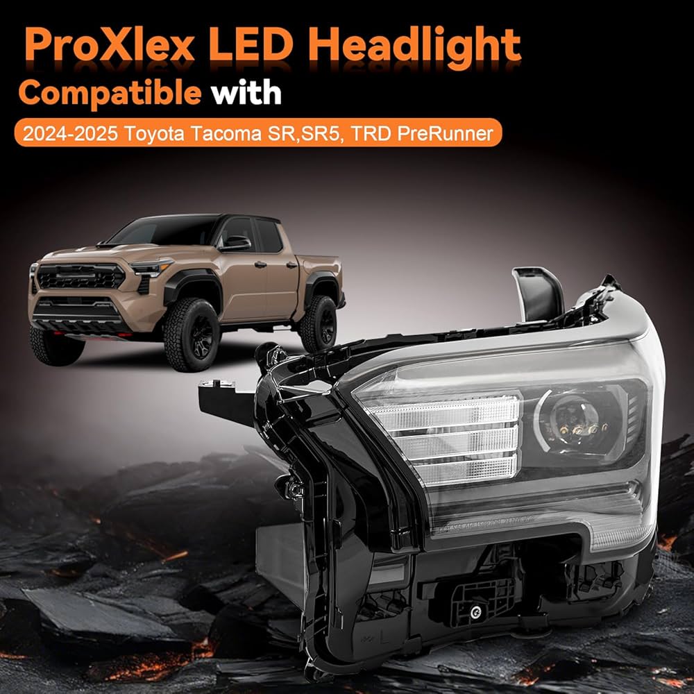 Amazon.com: ProXlex Headlights Assembly Set w/o DRL Fit for